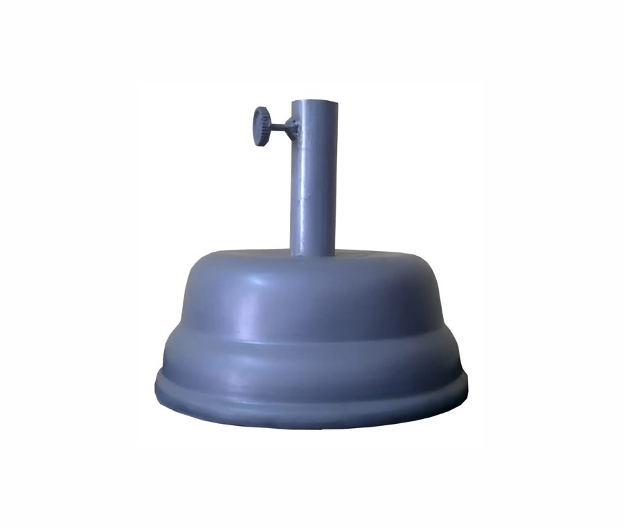Base para sombrilla 12 kg redonda gris
