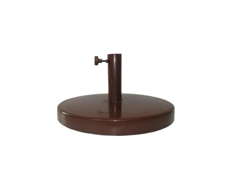 Base para sombrilla 22 kg redonda marrón