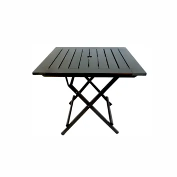 [MMM80] Mesa Plegable - Madera y metal 80x80